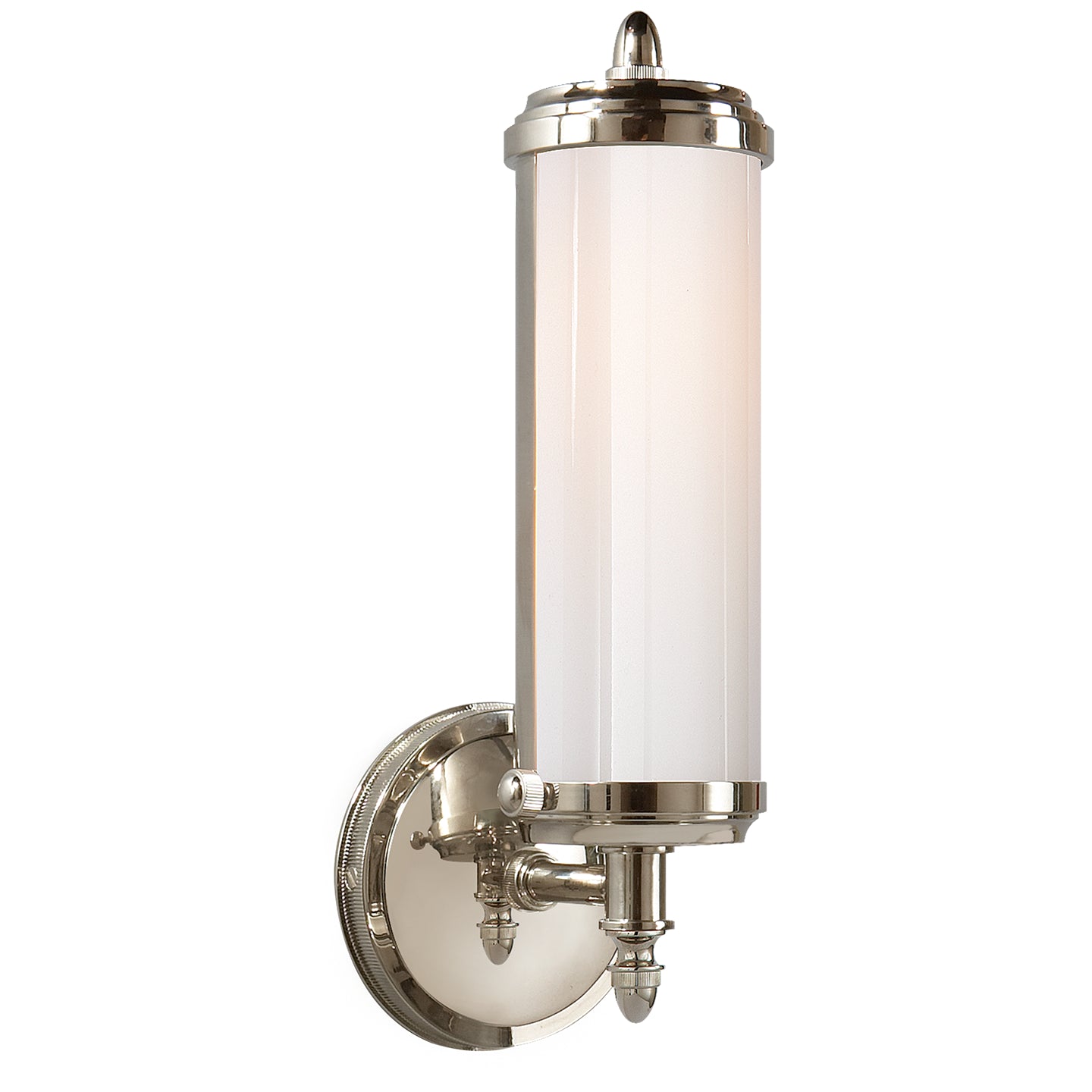 Visual Comfort Signature - TOB 2206PN-WG - One Light Bath Sconce - Merchant - Polished Nickel