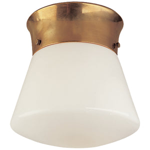 Visual Comfort Signature - TOB 4000HAB - One Light Ceiling Mount - Perry Street - Hand-Rubbed Antique Brass