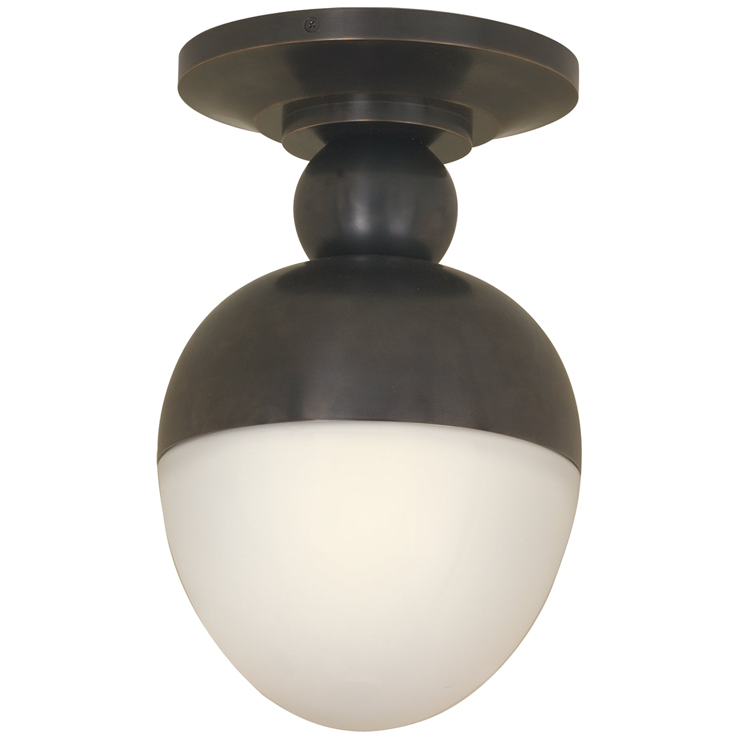 Visual Comfort Signature - TOB 4006BZ-WG - One Light Flush Mount - Clark - Bronze