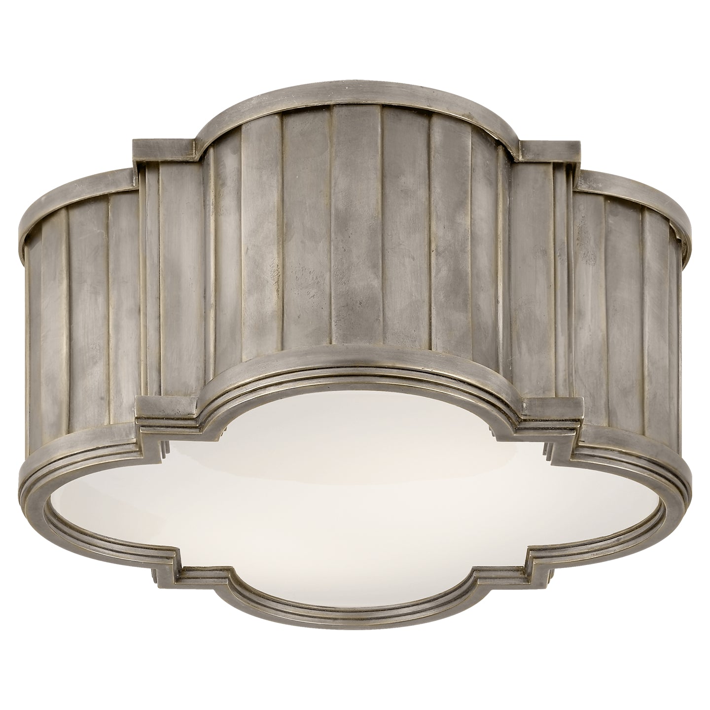 Visual Comfort Signature - TOB 4130AN-WG - Two Light Flush Mount - Tilden - Antique Nickel