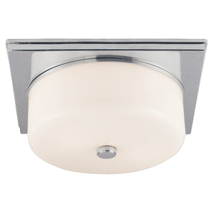 Visual Comfort Signature - TOB 4216PN-WG - Two Light Flush Mount - Newhouse Block - Polished Nickel