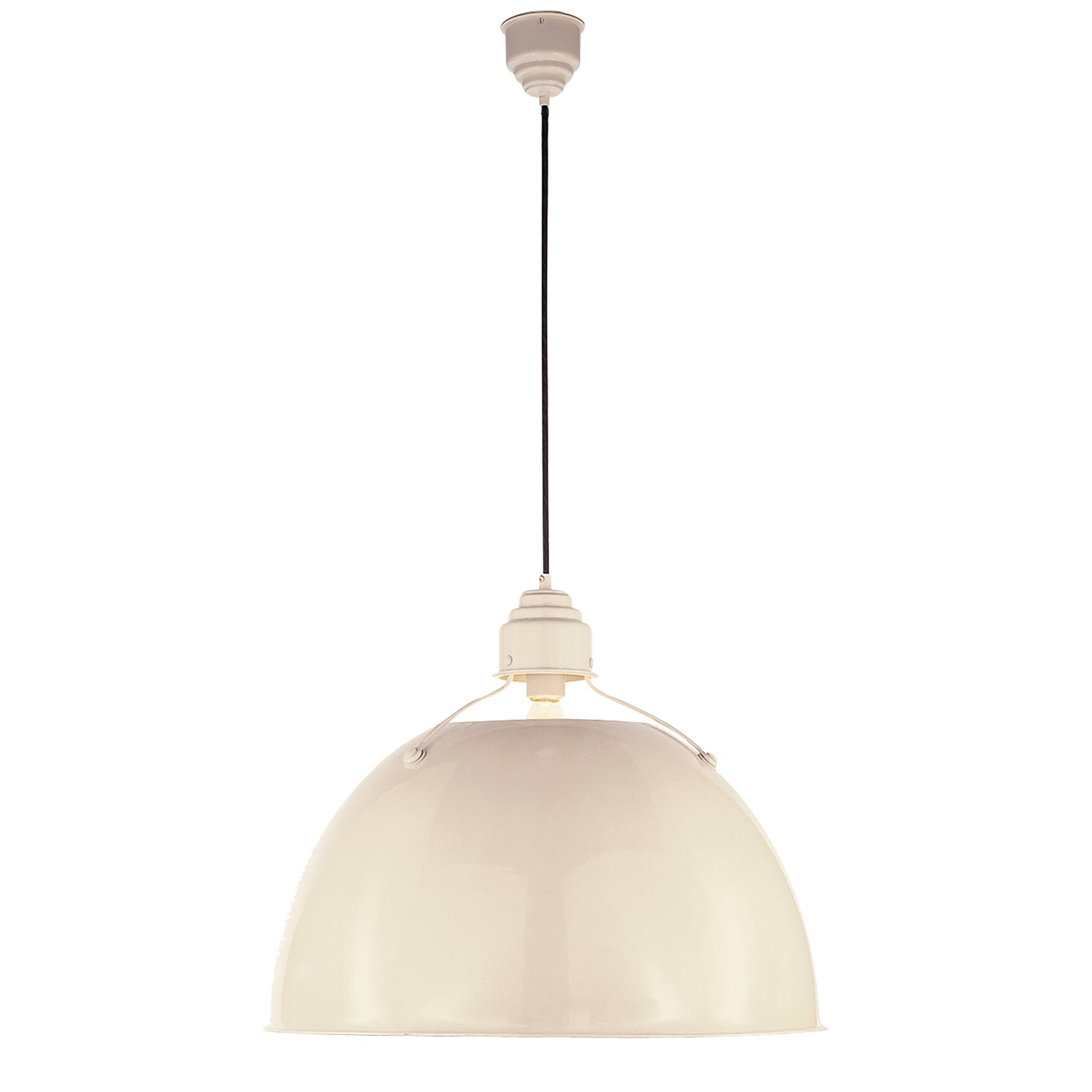 Visual Comfort Signature - TOB 5000AW - One Light Pendant - Eugene - Lightly Antique White