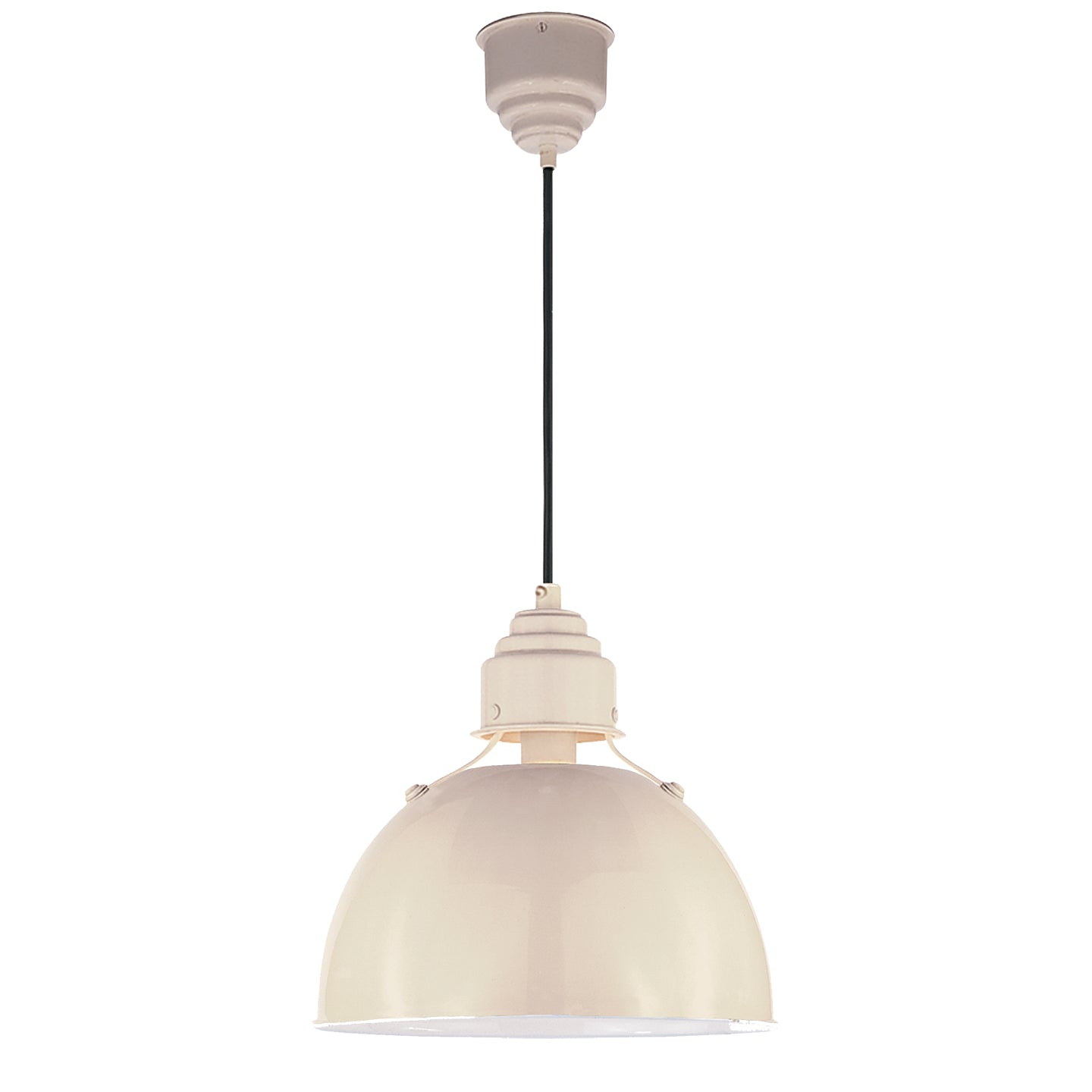 Visual Comfort Signature - TOB 5012AW - One Light Pendant - Eugene - Lightly Antique White