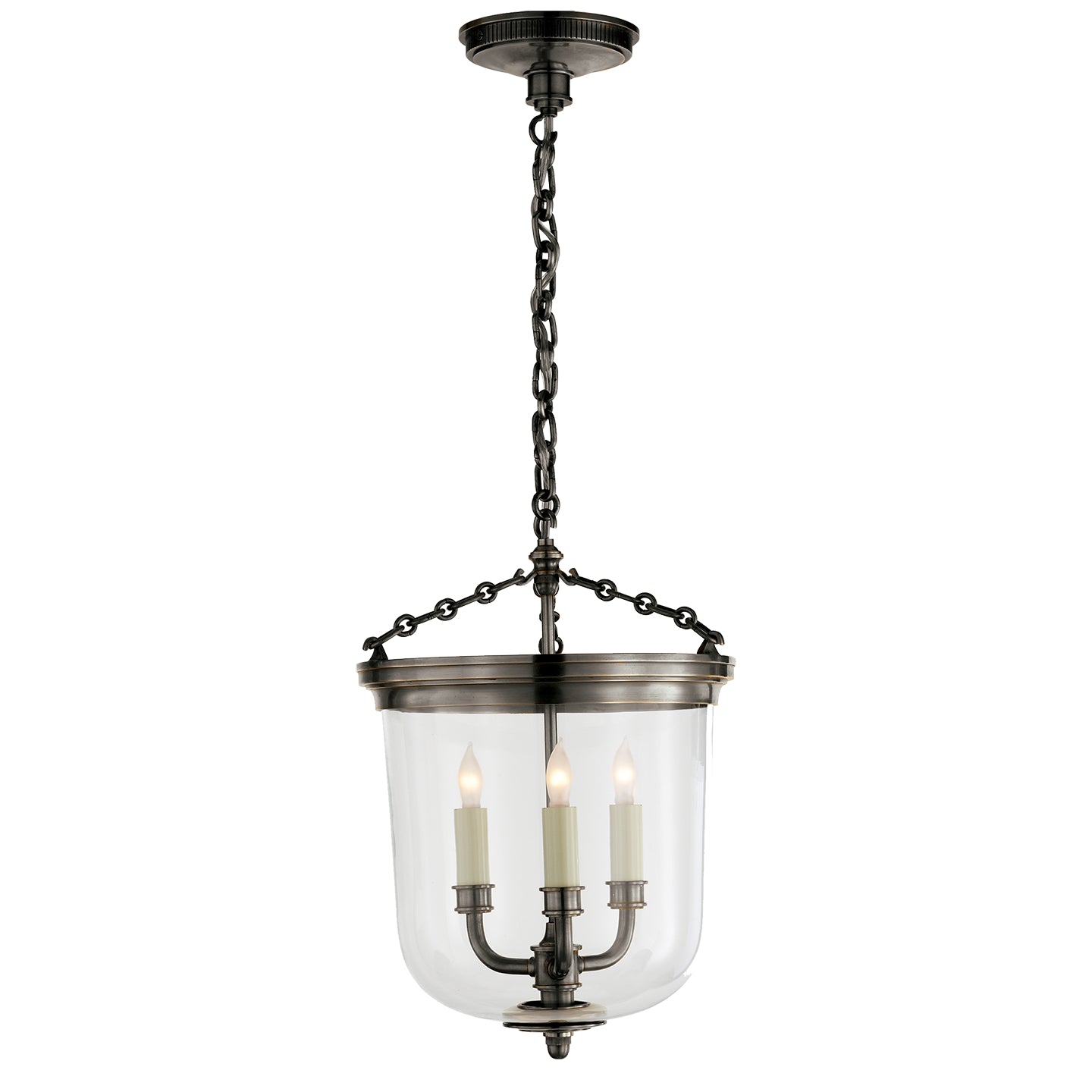 Visual Comfort Signature - TOB 5030BZ - Three Light Lantern - Merchant - Bronze