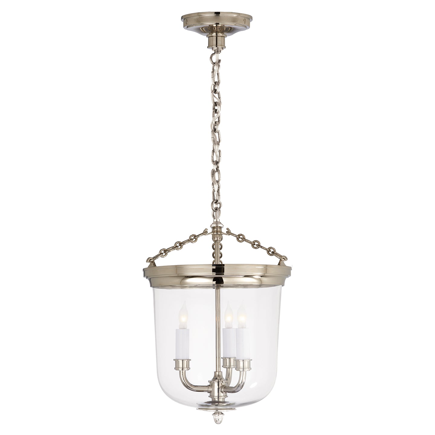 Visual Comfort Signature - TOB 5030PN - Three Light Lantern - Merchant - Polished Nickel