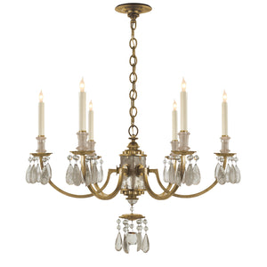 Visual Comfort Signature - TOB 5036GI - Six Light Chandelier - Elizabeth - Gilded Iron