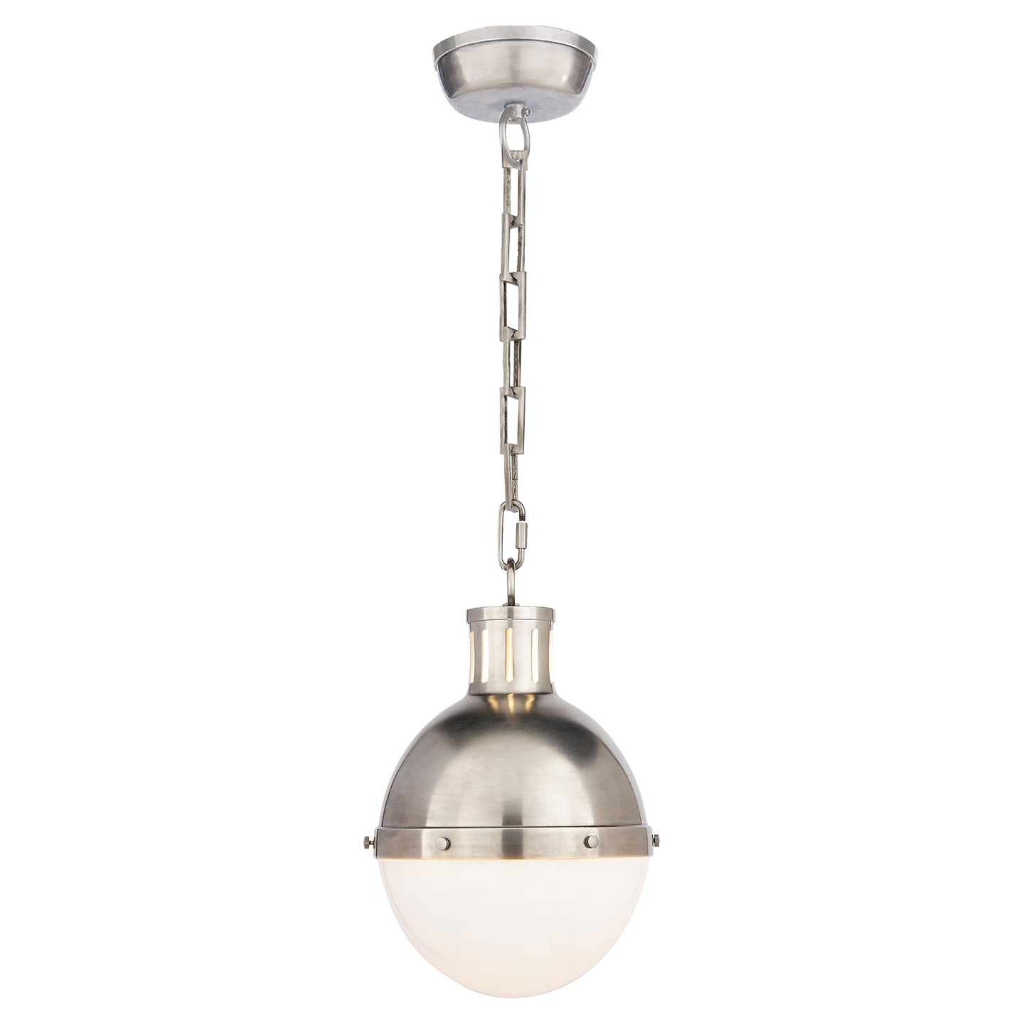 Visual Comfort Signature - TOB 5062AN-WG - One Light Pendant - Hicks - Antique Nickel