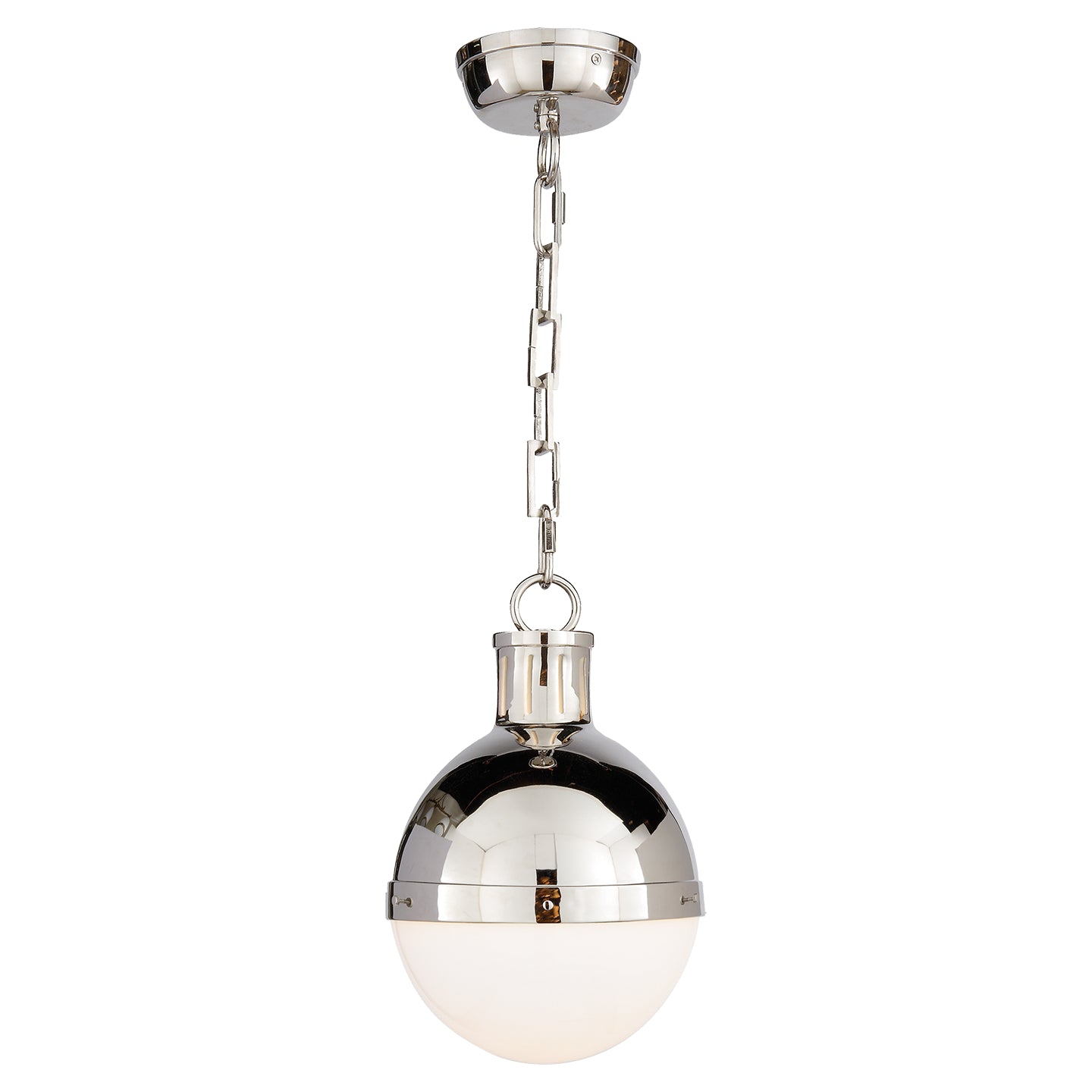 Visual Comfort Signature - TOB 5062PN-WG - One Light Pendant - Hicks - Polished Nickel