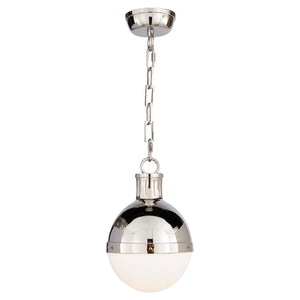 Visual Comfort Signature - TOB 5062PN-WG - One Light Pendant - Hicks - Polished Nickel