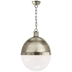 Visual Comfort Signature - TOB 5064AN-WG - Two Light Pendant - Hicks - Antique Nickel