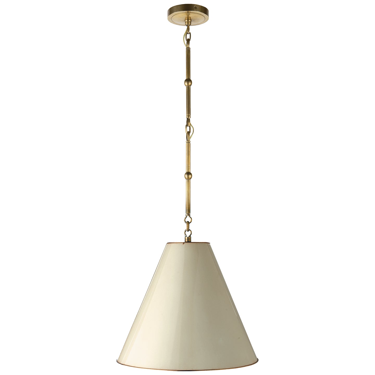 Visual Comfort Signature - TOB 5090HAB-AW - One Light Pendant - Goodman - Hand-Rubbed Antique Brass
