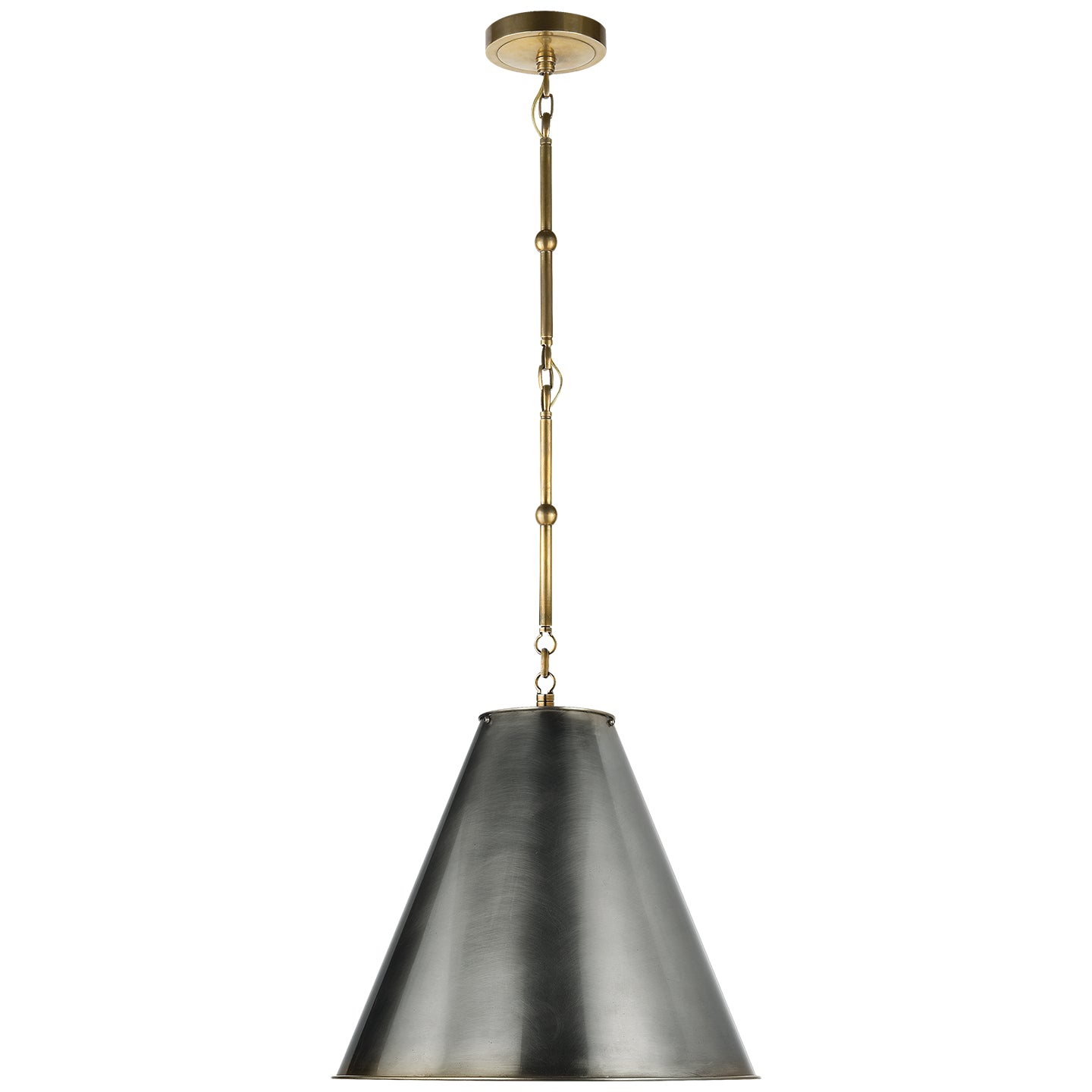 Visual Comfort Signature - TOB 5090HAB-BZ - One Light Pendant - Goodman - Hand-Rubbed Antique Brass