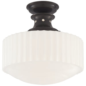 Visual Comfort Signature - TOB 5150BZ-WG - One Light Flush Mount - Milton Road - Bronze