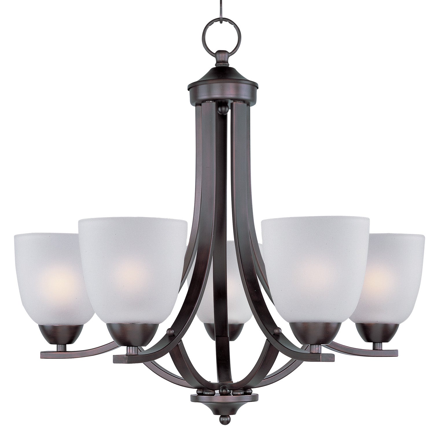 Maxim - 11225FTOI - Five Light Chandelier - Axis - Oil Rubbed Bronze