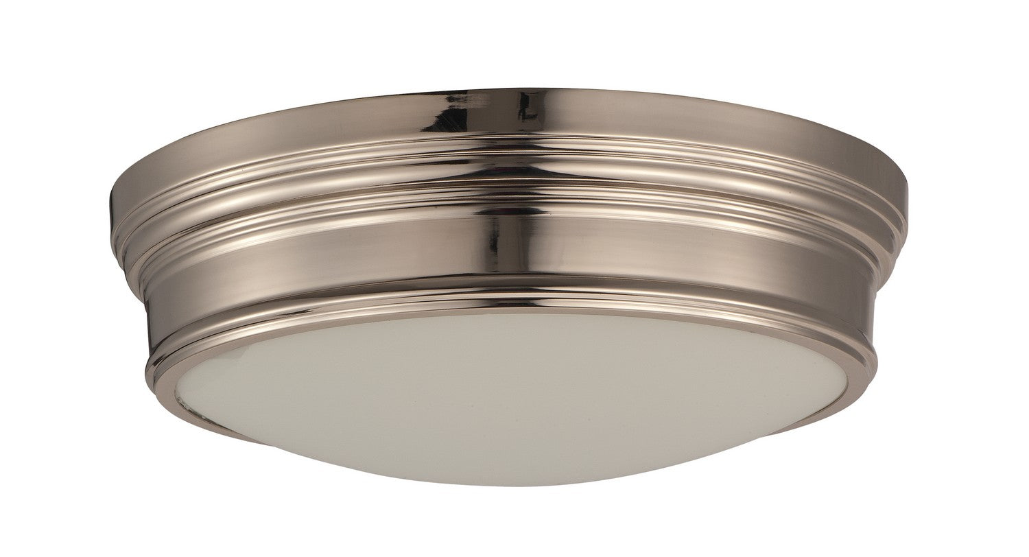 Maxim - 22371SWNAB - Three Light Flush Mount - Fairmont - Natural Aged Brass