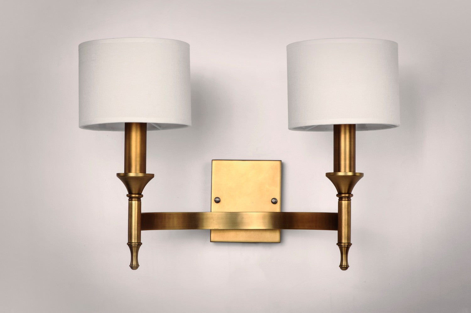 Maxim - 22379OMNAB - Two Light Wall Sconce - Fairmont - Natural Aged Brass