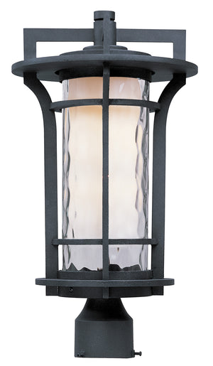 Maxim - 30480WGBO - One Light Outdoor Pole/Post Lantern - Oakville - Black Oxide