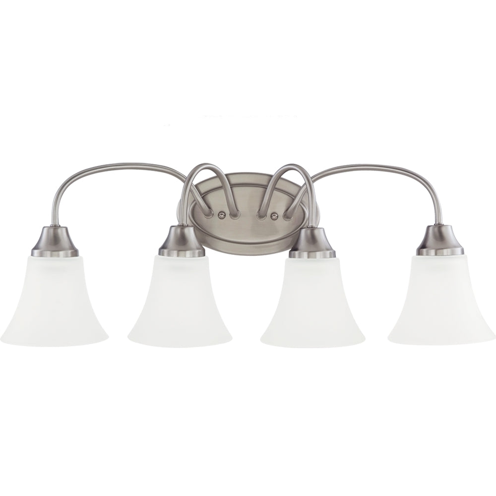 Generation Lighting. - 44808-962 - Four Light Wall / Bath - Holman - Brushed Nickel