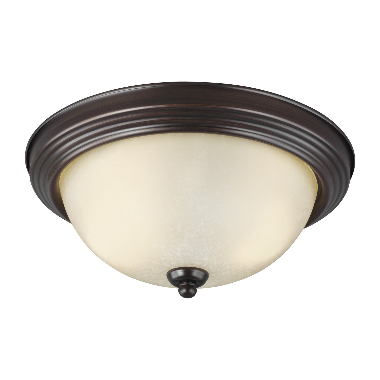 Generation Lighting. - 77064-710 - Two Light Flush Mount - Geary - Bronze