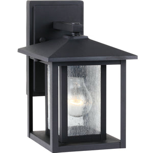 Generation Lighting. - 88025-12 - One Light Outdoor Wall Lantern - Hunnington - Black