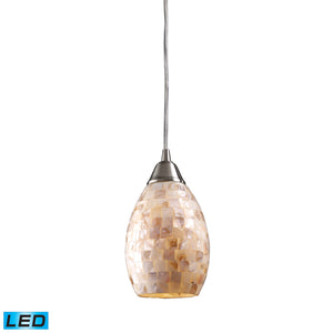 ELK Home - 10141/1-LED - LED Mini Pendant - Capri - Satin Nickel