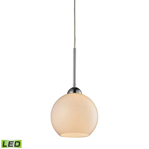 ELK Home - 10240/1WH-LED - LED Mini Pendant - Cassandra - Polished Chrome