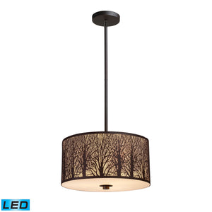 ELK Home - 31074/3-LED - LED Pendant - Woodland Sunrise - Aged Bronze