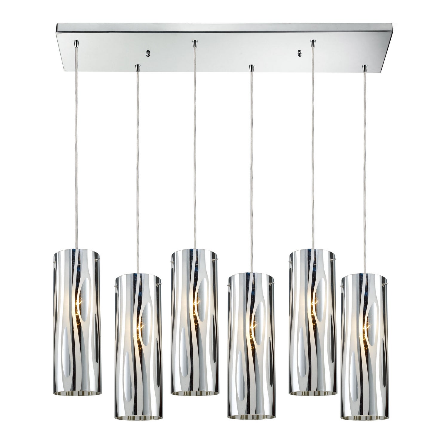 ELK Home - 31078/6RC - Six Light Pendant - Chromia - Polished Chrome