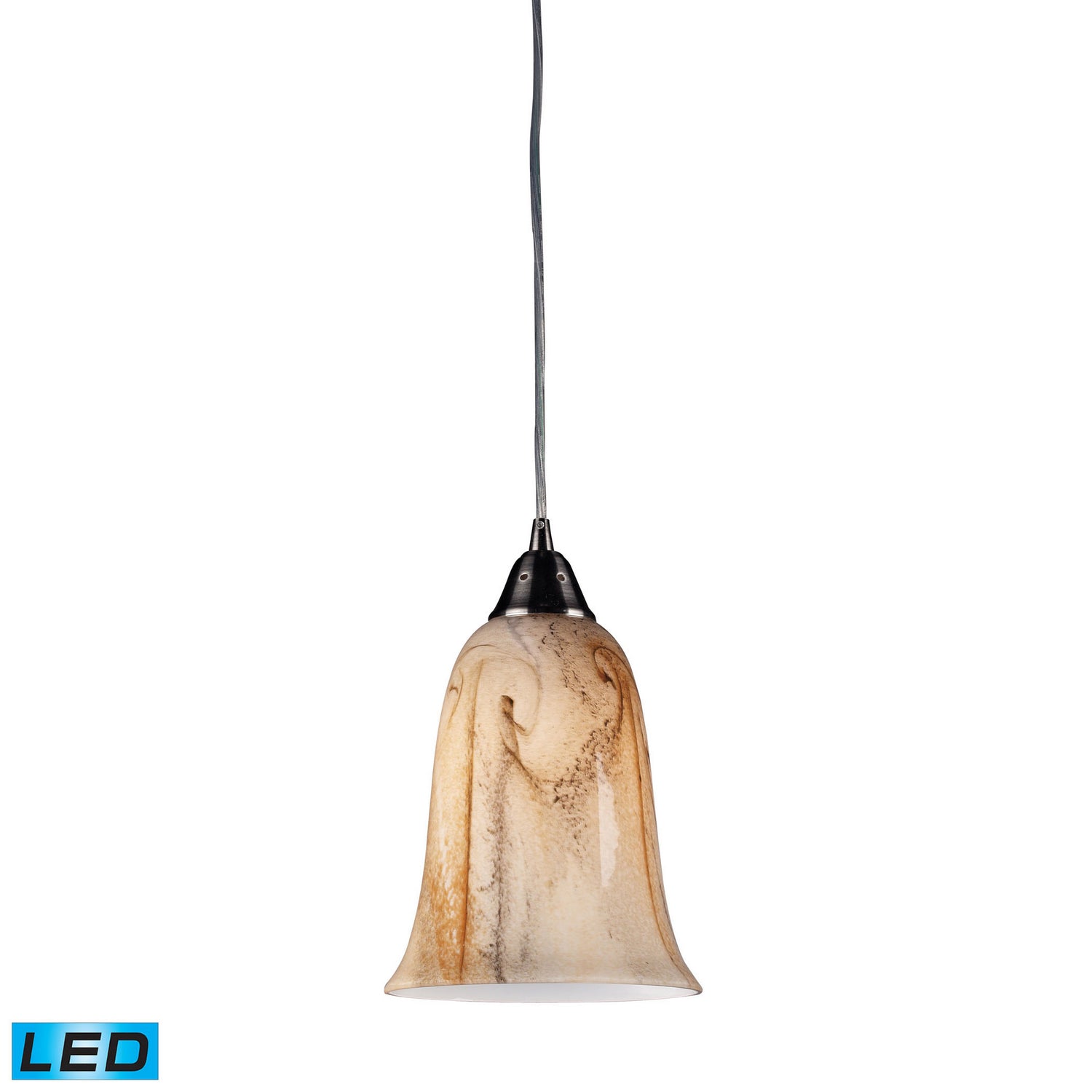 ELK Home - 31138/1-LED - LED Mini Pendant - Granite - Satin Nickel