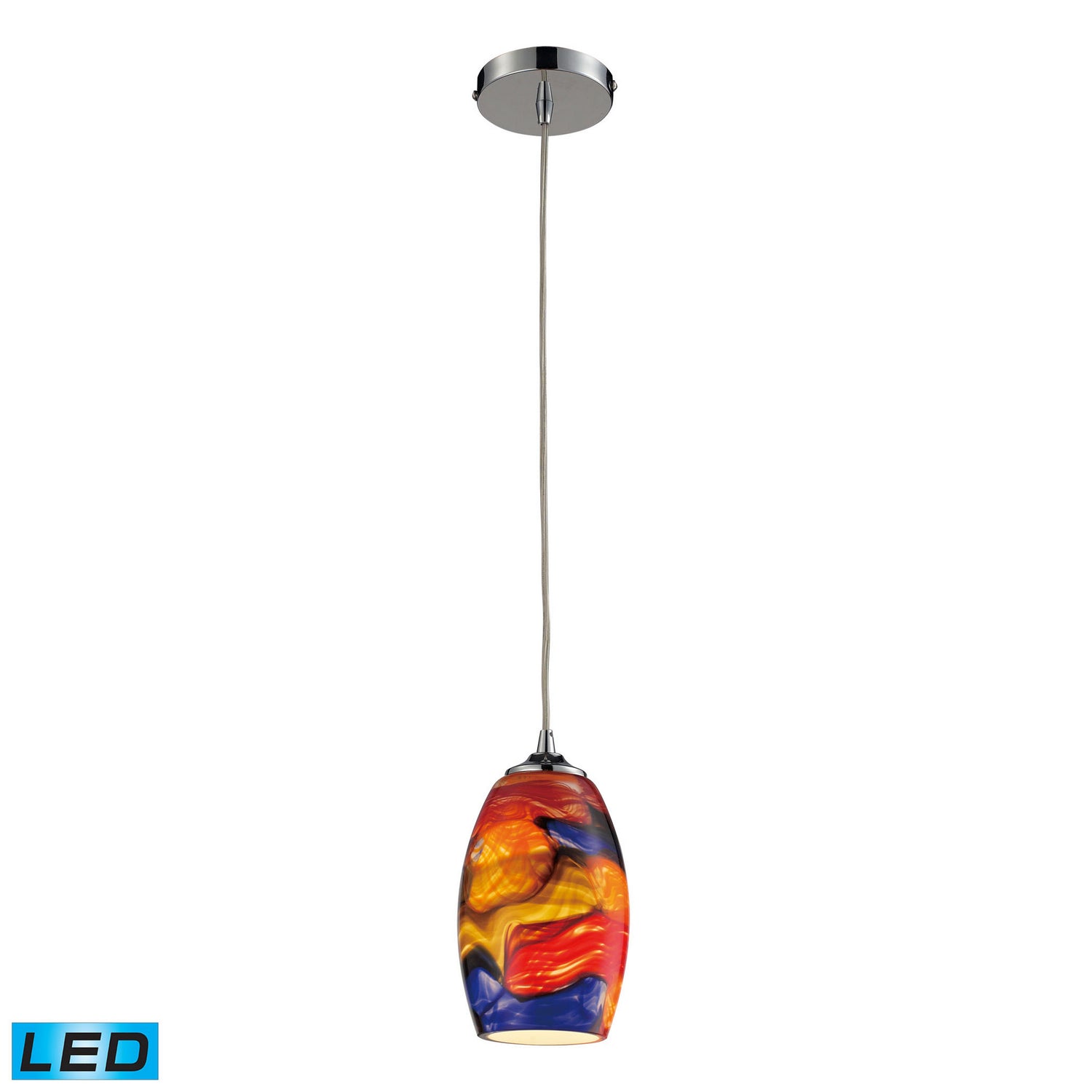 ELK Home - 31339/1-LED - LED Mini Pendant - Surrealist - Polished Chrome