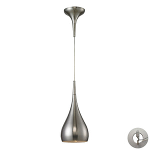 ELK Home - 31341/1SN-LA - One Light Mini Pendant - Lindsey - Satin Nickel