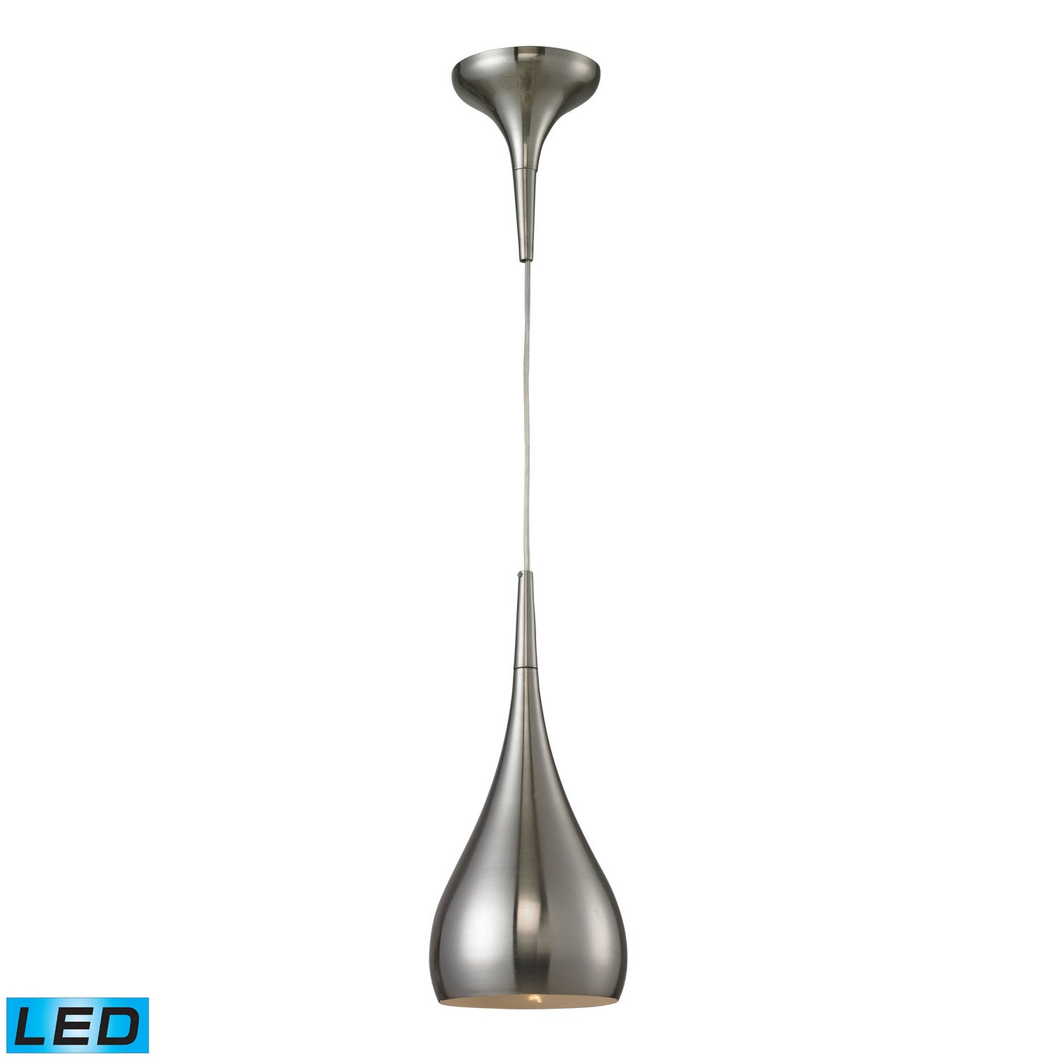 ELK Home - 31341/1SN-LED - LED Mini Pendant - Lindsey - Satin Nickel