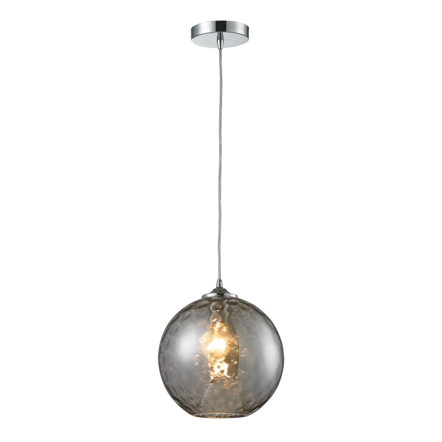 ELK Home - 31380/1SMK - One Light Mini Pendant - Watersphere - Polished Chrome