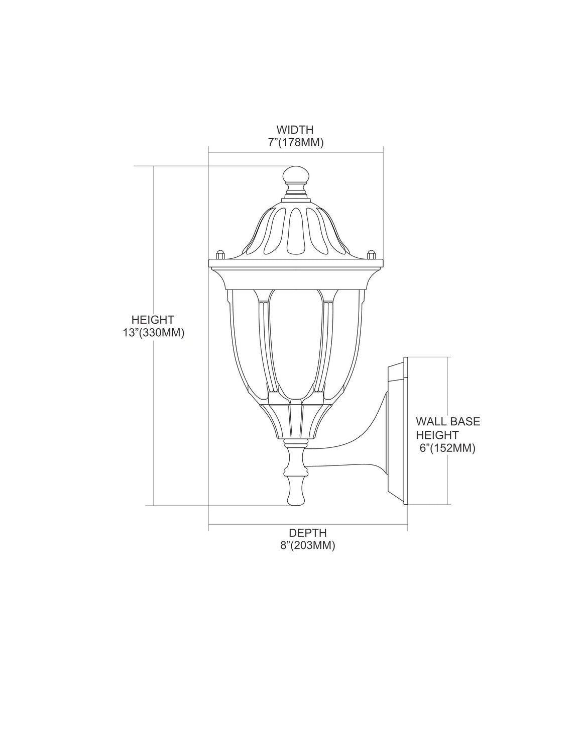 ELK Home - 45000/1 - One Light Outdoor Wall Sconce - Glendale - Regal Bronze