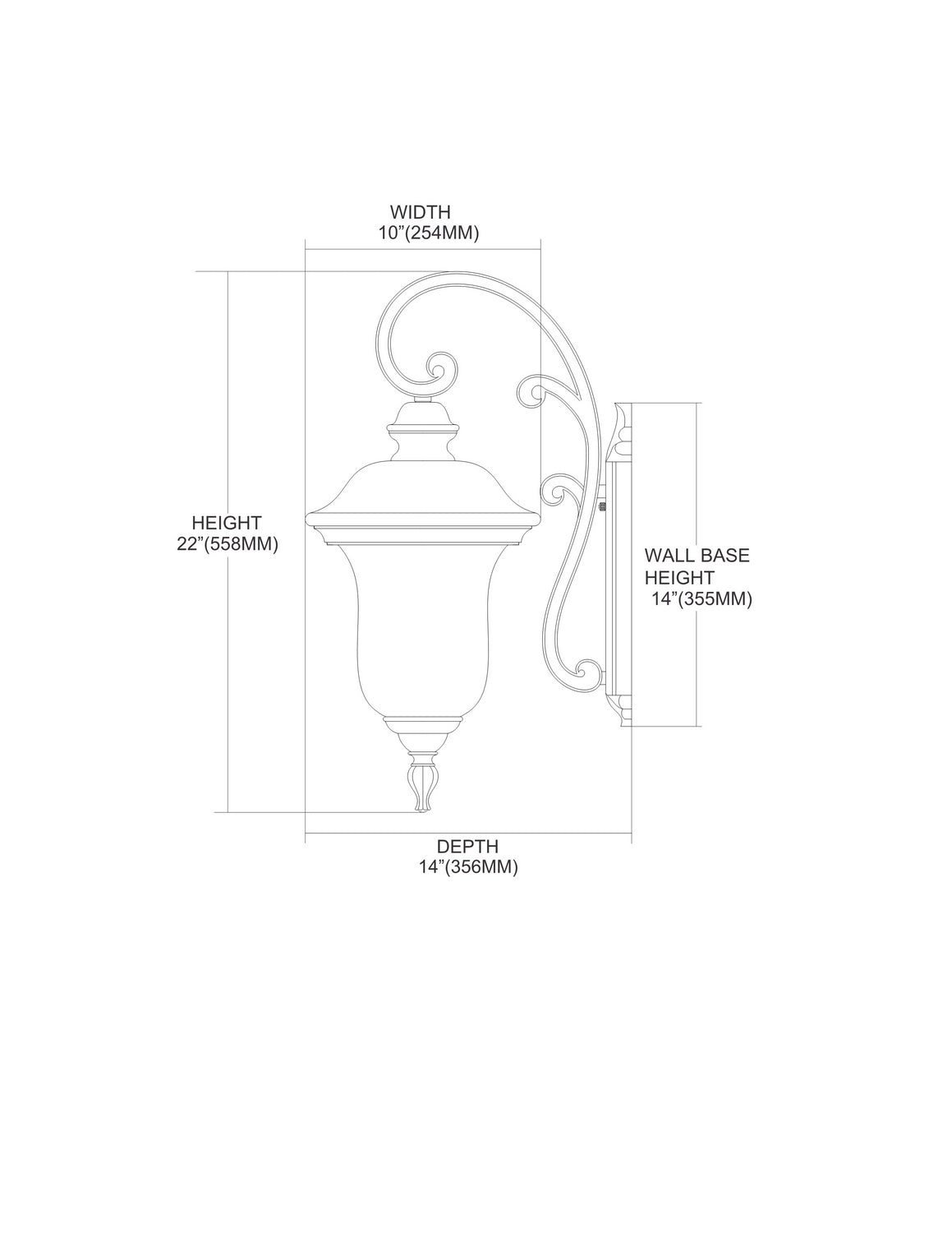 ELK Home - 45021/2 - Two Light Outdoor Wall Sconce - Lafayette - Regal Bronze