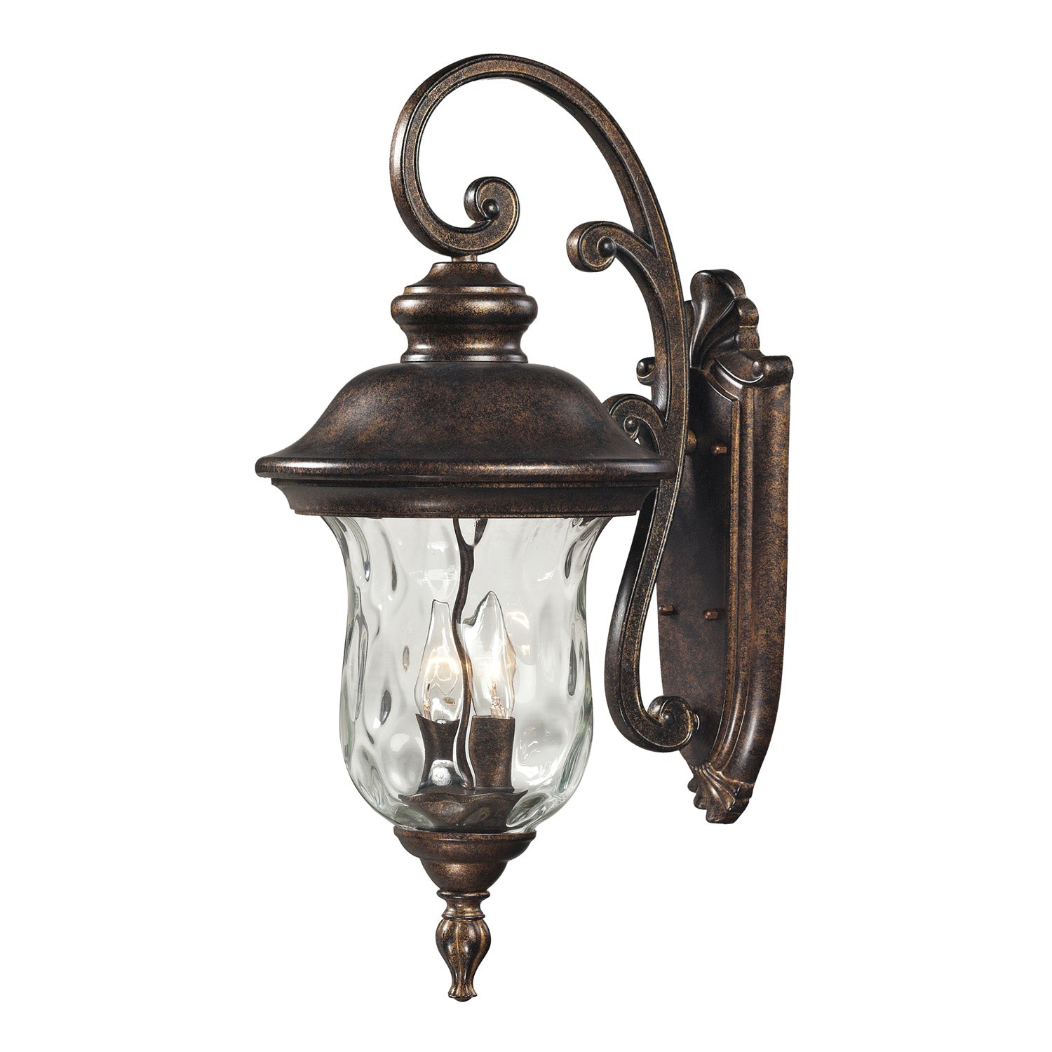 ELK Home - 45022/3 - Three Light Outdoor Wall Sconce - Lafayette - Regal Bronze