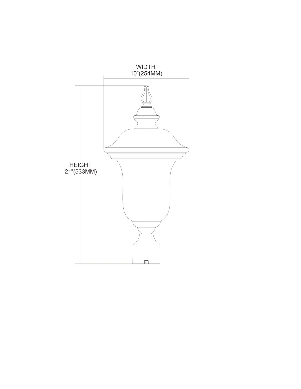 ELK Home - 45023/2 - Two Light Outdoor Post Mount - Lafayette - Regal Bronze