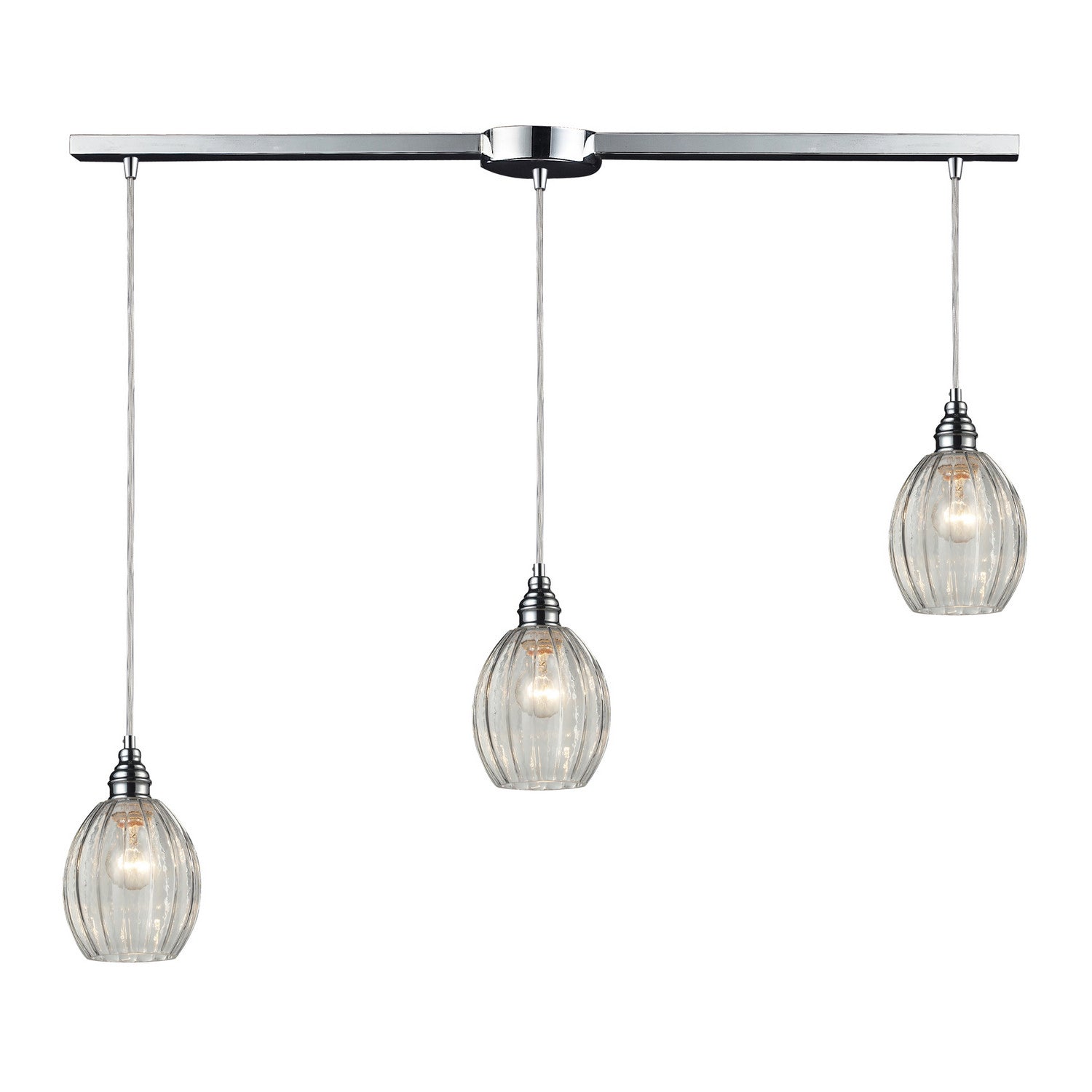 ELK Home - 46017/3L - Three Light Pendant - Danica - Polished Chrome