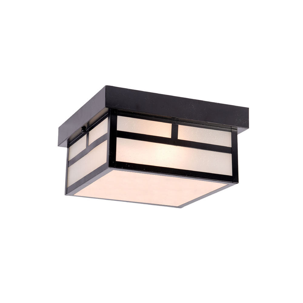 Acclaim Lighting - 4710BK - Two Light Flushmount - Artisan - Matte Black