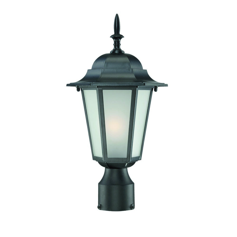 Acclaim Lighting - 6117BK/FR - One Light Post Mount - Camelot - Matte Black