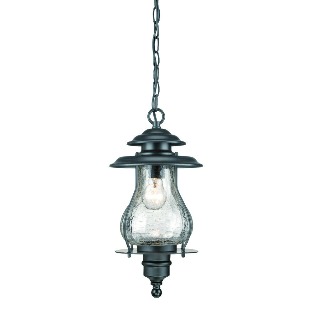 Acclaim Lighting - 8206BK - One Light Hanging Lantern - Blue Ridge - Matte Black