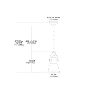 ELK Home - 66119-1-LED - LED Mini Pendant - Chadwick - Satin Nickel