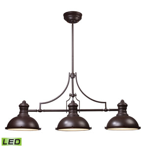 ELK Home - 66135-3-LED - LED Linear Chandelier - Chadwick - Oil Rubbed Bronze