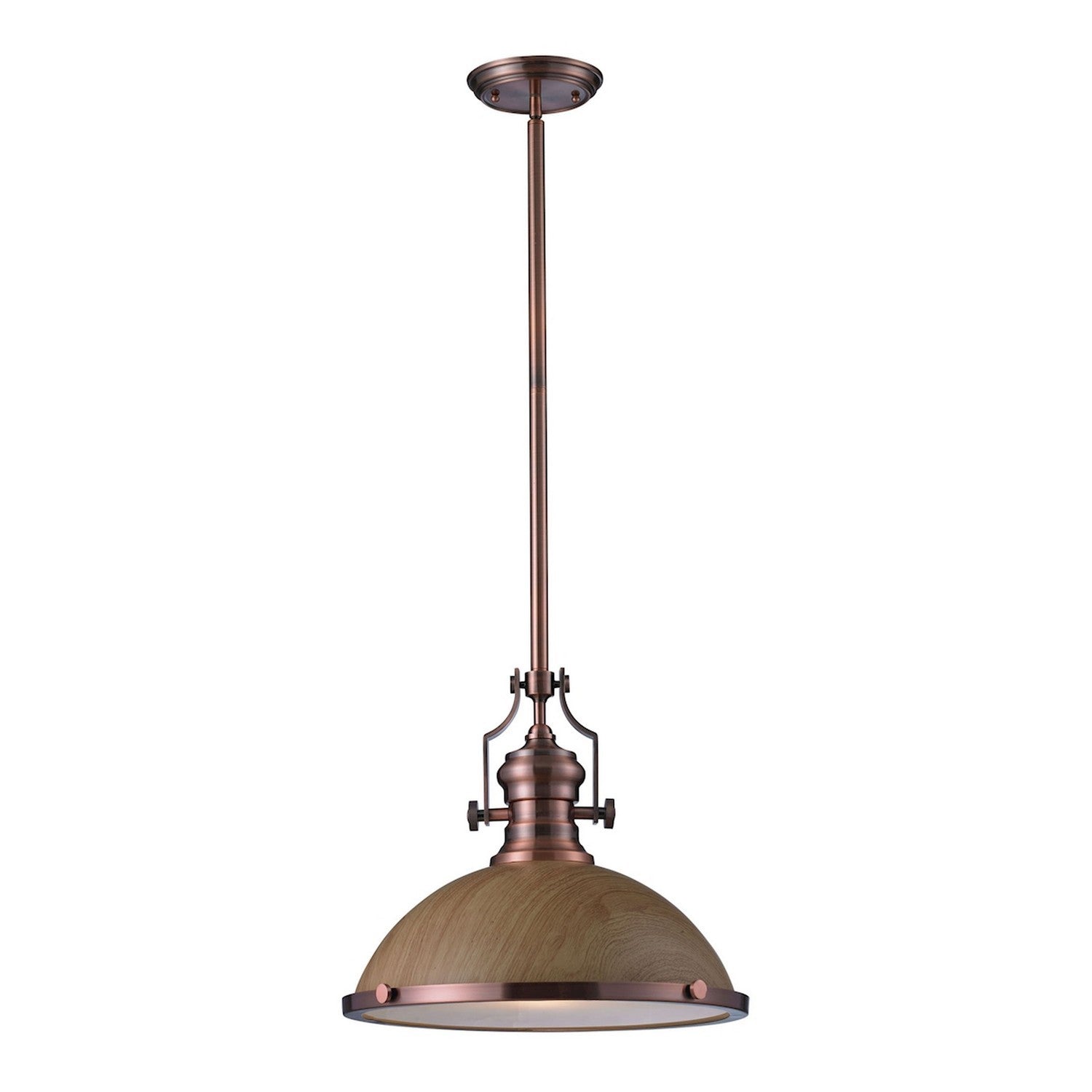 ELK Home - 66644-1 - One Light Pendant - Chadwick - Antique Copper