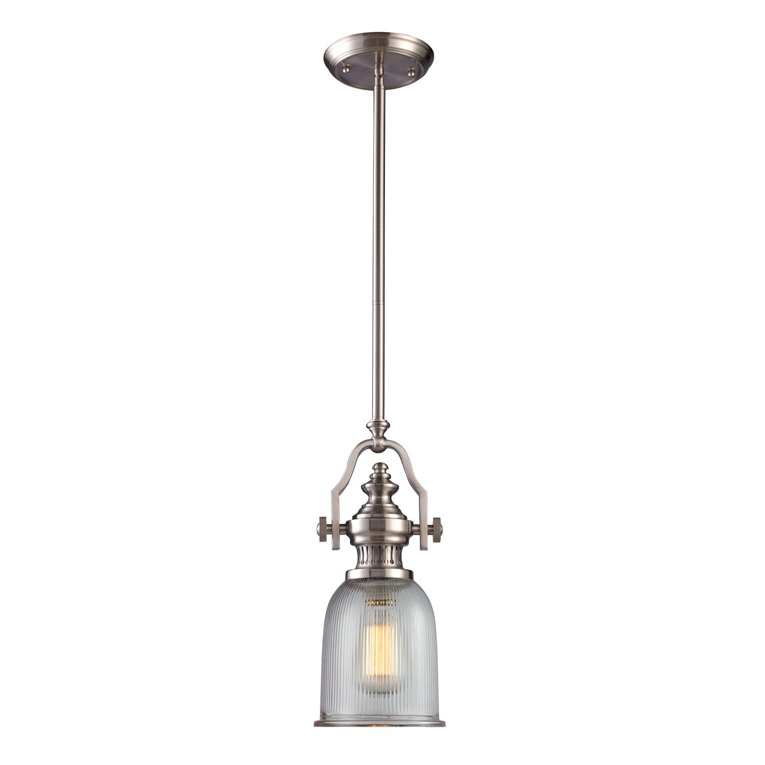 ELK Home - 66771-1 - One Light Mini Pendant - Chadwick - Satin Nickel