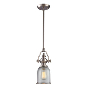 ELK Home - 66771-1 - One Light Mini Pendant - Chadwick - Satin Nickel