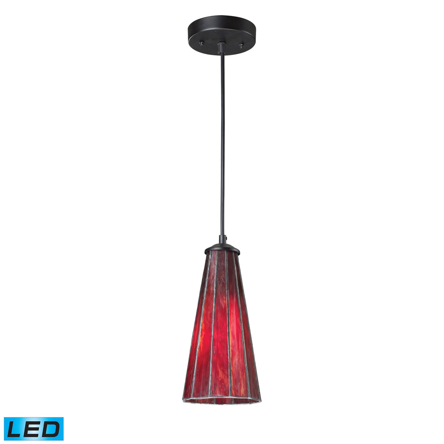 ELK Home - 70000-1IR-LED - LED Mini Pendant - Lumino - Inferno Red