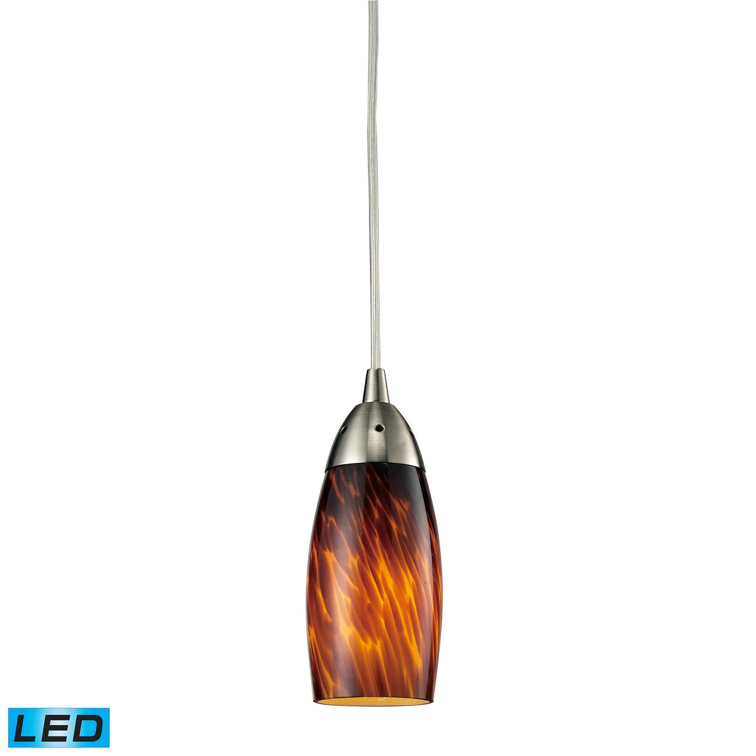 ELK Home - 110-1ES-LED - LED Mini Pendant - Milan - Satin Nickel