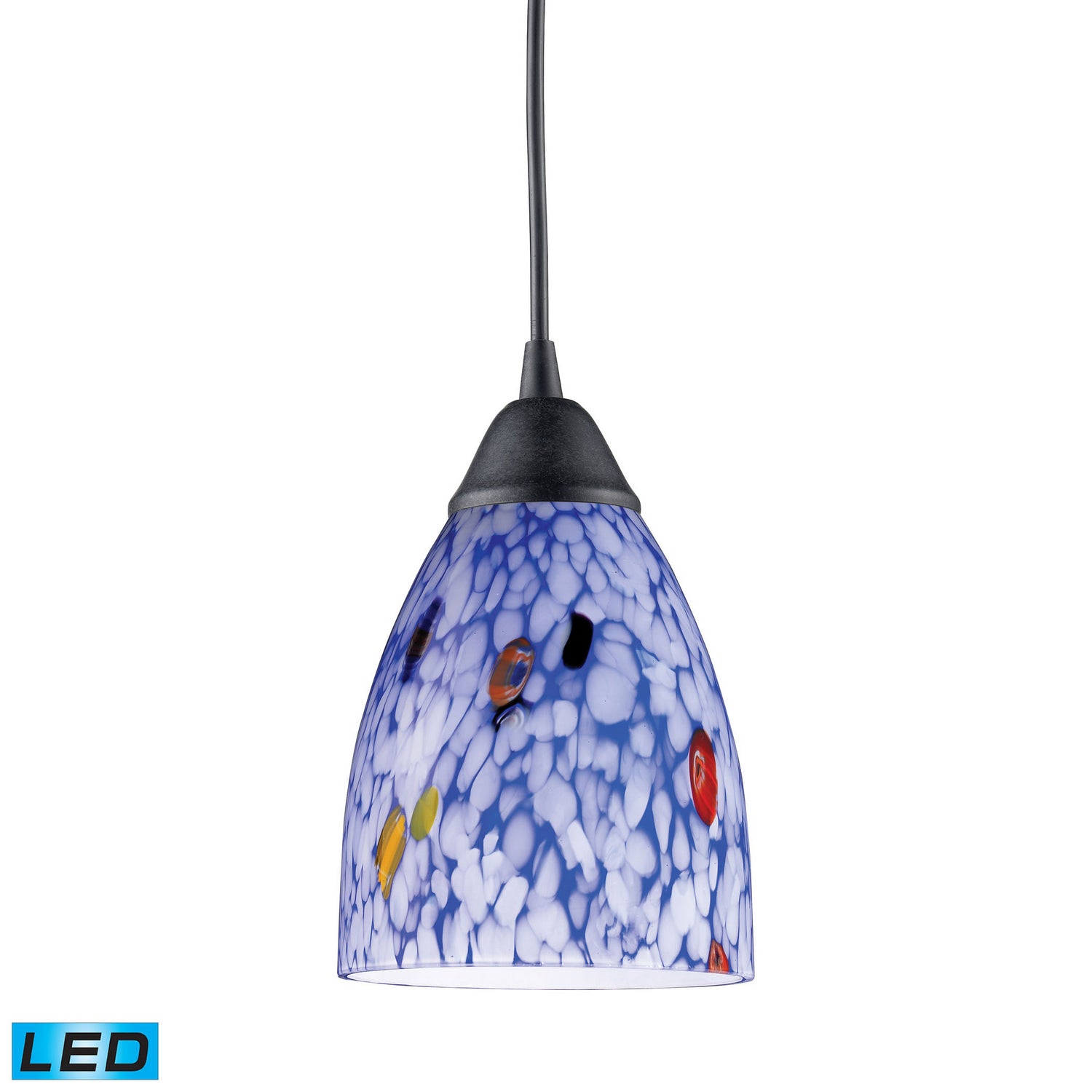 ELK Home - 406-1BL-LED - LED Mini Pendant - Classico - Dark Rust