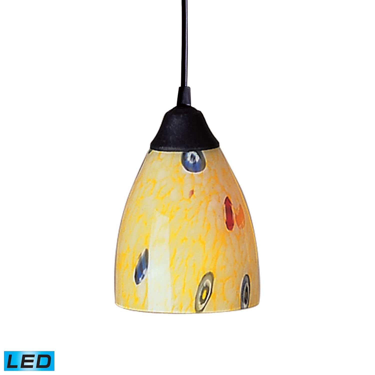 ELK Home - 406-1YW-LED - LED Mini Pendant - Classico - Dark Rust